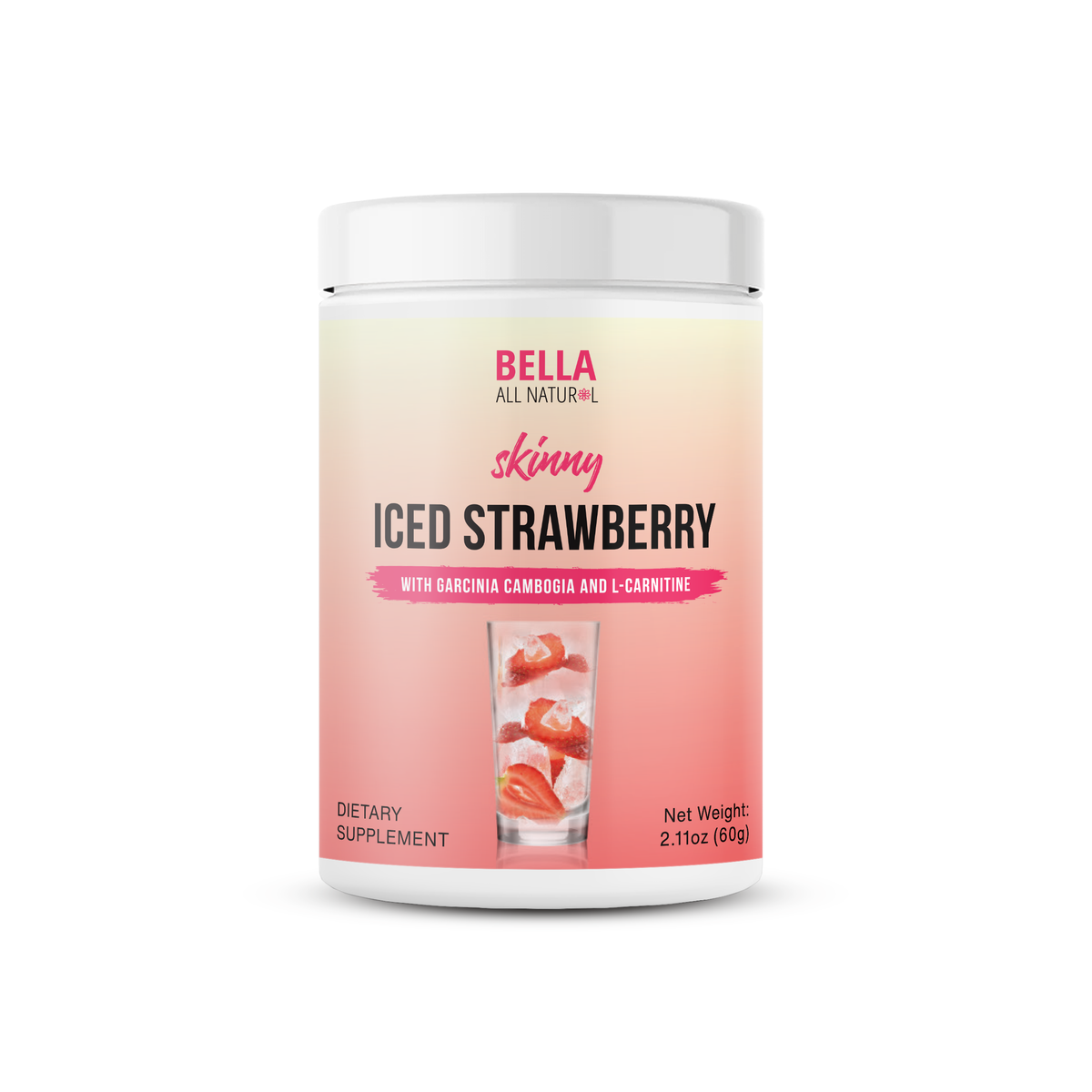 Mini Skinny Iced Strawberry Bella All Natural