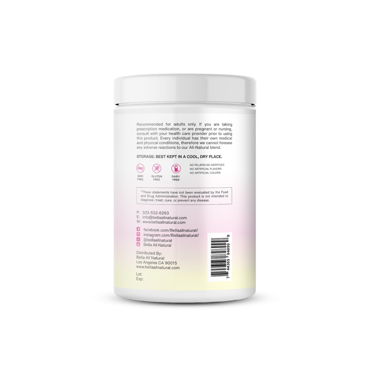 Bella All Naturals Coconut Iced Coffee - Premium Coffee With Real Coconut Essence