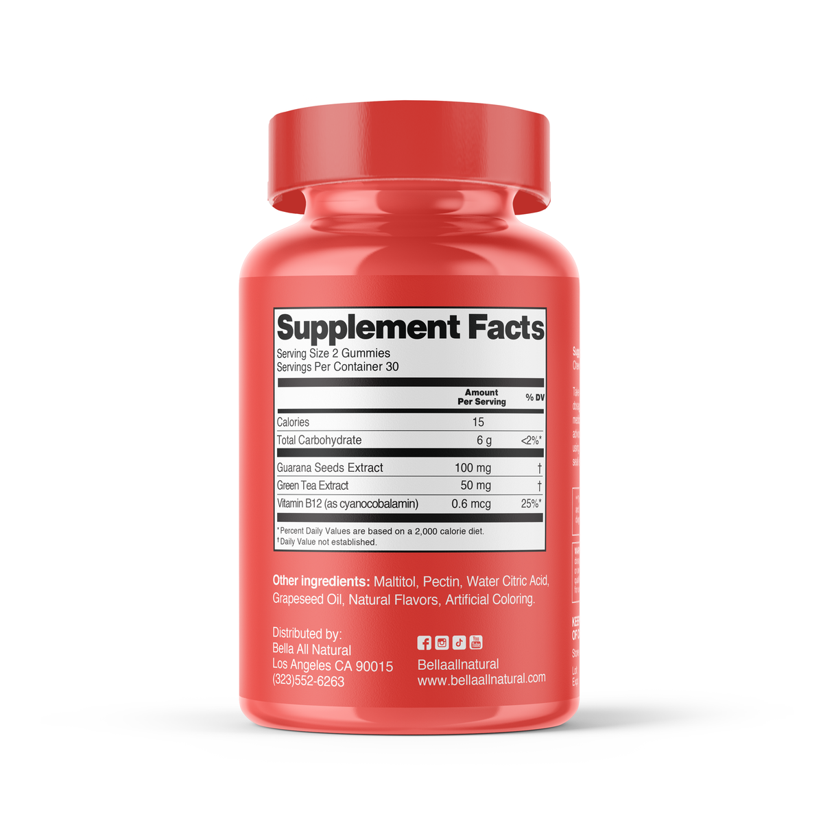 Energy Gummies Bella All Natural