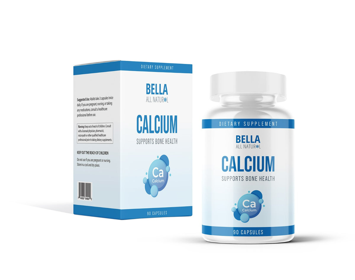 Calcium Capsules for Bone Health Support – Bella All Natural